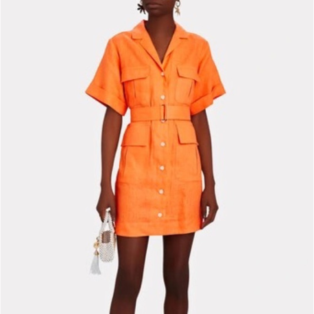 Linen Safari Dress